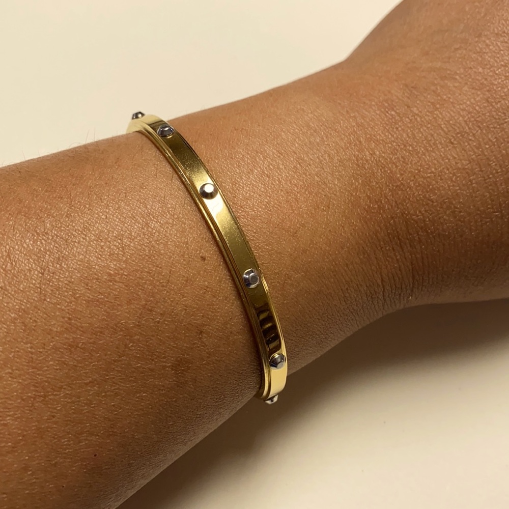 Michael Kors lTwo Tone Astor Open Cuff